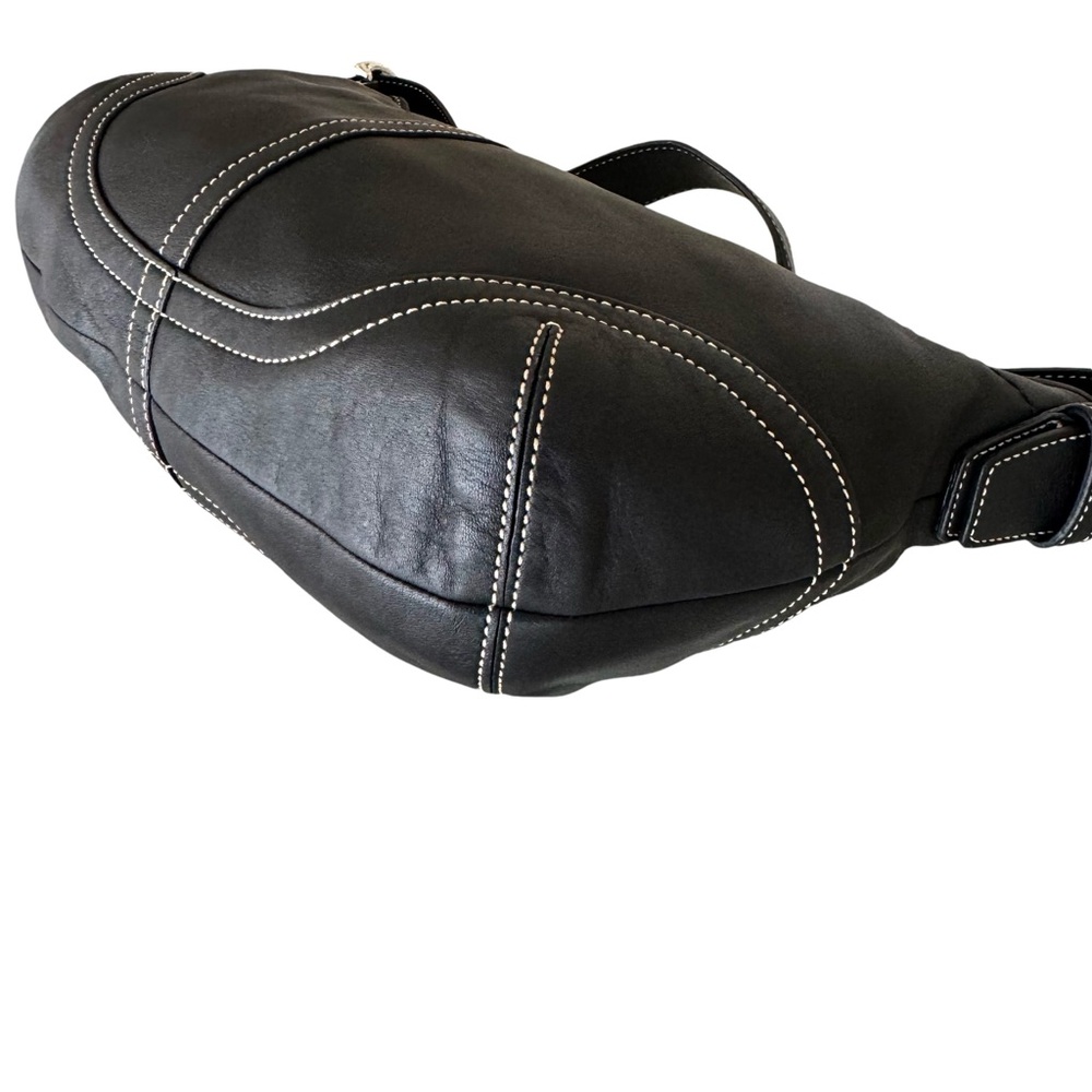 🆕 Coach Vintage Soho Leather Shoulder Bag Black - Picture 13 of 17